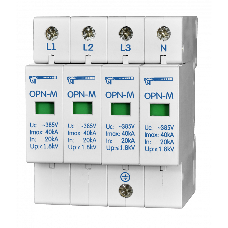 Обмежувачі імпульсних перенапруг OPN-M (4S) 20kA