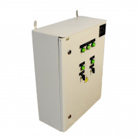 Шафа керування зовнішнім освітленням з незалежним керуванням двох навантажень