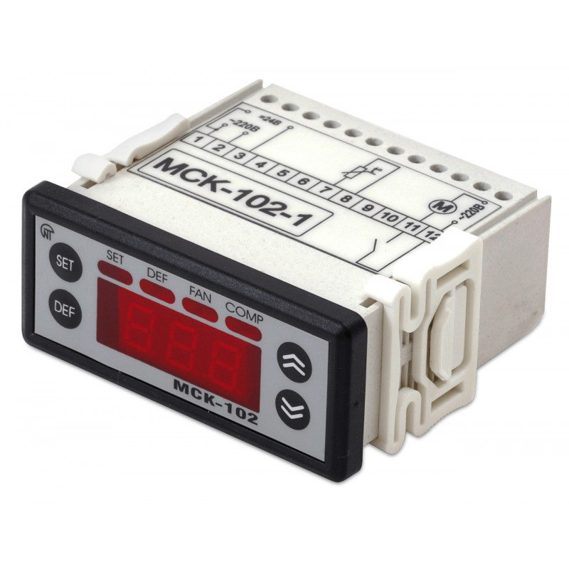 Блок управління середньо - і низькотемпературними холодильними машинами з автоматичним відтаюванням MCK-102-14