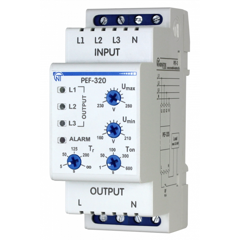 Універсальний автоматично-електронний перемикач фаз PEF-320