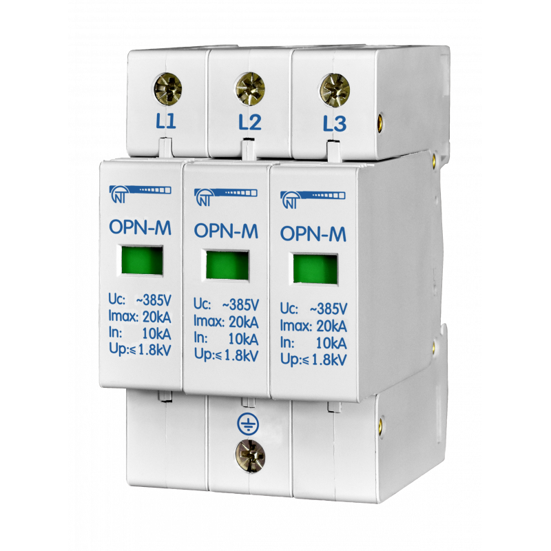 Обмежувачі імпульсних перенапруг OPN-M (3S) 10kA
