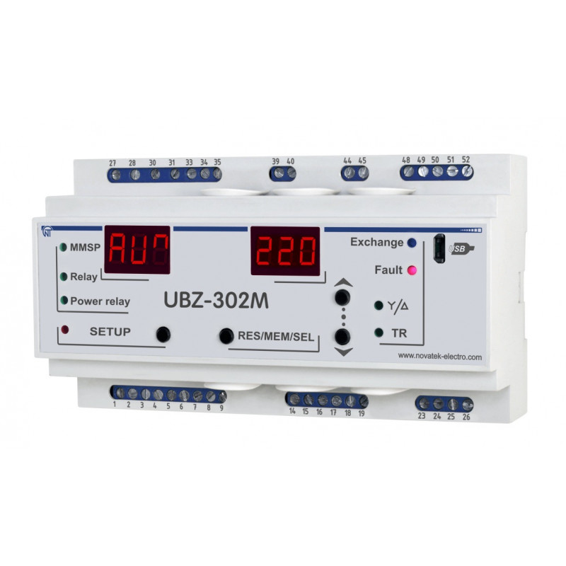 Універсальний блок захисту електродвигунів UBZ-302M