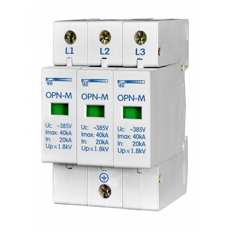 Обмежувачі імпульсних перенапруг OPN-M (3S) 20kA