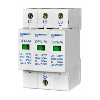Обмежувачі імпульсних перенапруг OPN-M (3S) 30kA