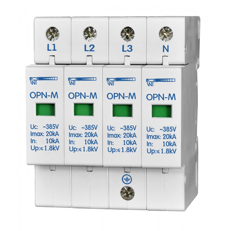 Обмежувачі імпульсних перенапруг OPN-M (4S) 10kA