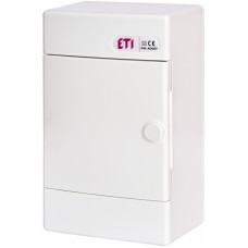 Щит зовнішн. розподільний ECT 4 PO (4мод.білі дверцята)