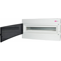 Щит внутр. розподільний ECM 1x24PT (24мод.проз.дверцята)