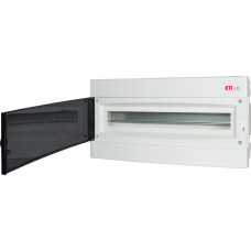 Щит внутр. розподільний ECM 1x24PT (24мод.проз.дверцята)