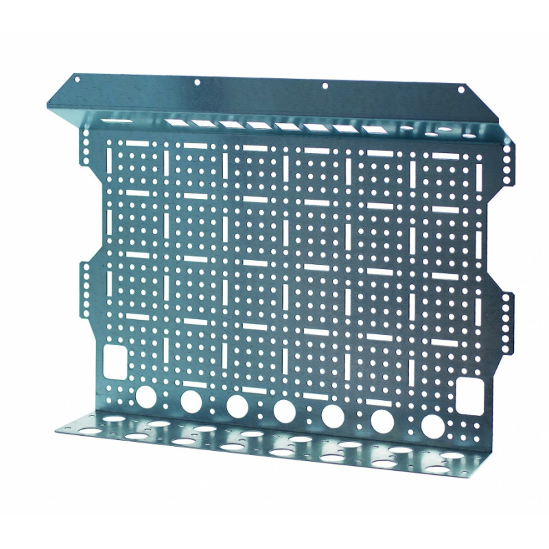 Перф. монтажна панель PM2x18RJ (для 8хRJ + 4x розет. 230V)