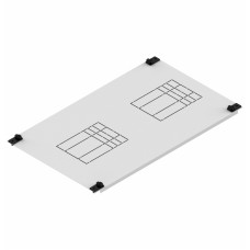 Лицьова панель 1хEB2 125,160,250А 3,4P CP 1-2 E12 (В300xШ250)