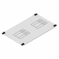 Лицьова панель 2хEB2 125,160,250А 3,4P CP 2-2 E12 (В300xШ500)