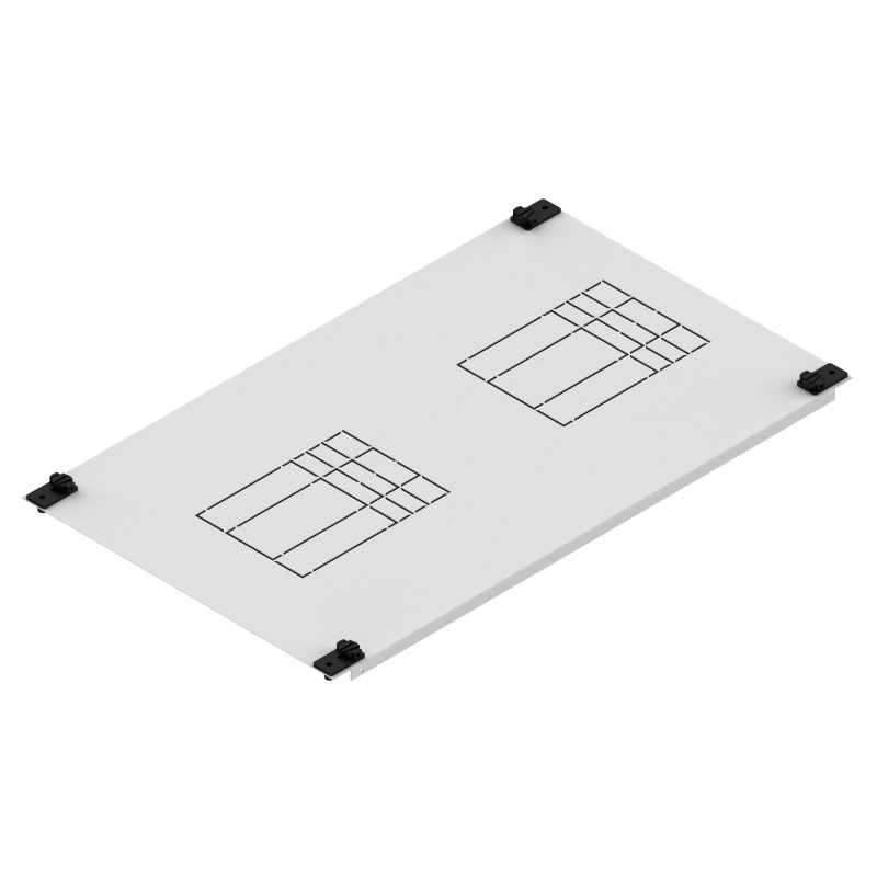 Лицьова панель 2хEB2 125,160,250А 3,4P CP 2-2 E12 (В300xШ500)