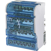 Блок розподільчий EDB-407 4p, 3L+PE/N, 125A (7 виходів)