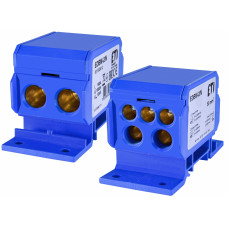 Блок розподільчий EDBM-2/N (160А, 1500V AC/DC, OUT: 1x4-50; 2x4-35; 3x2,5-25)