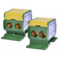 Блок розподільчий EDBM-4/PE (192А, 1500V AC/DC, OUT: 3x4-70)