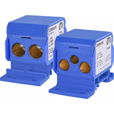 Блок розподільчий EDBM-6/N (192А, 1500V AC/DC, OUT: 1x4-70; 2x4-50; 1x4-25)