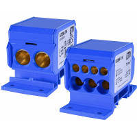 Блок розподільчий EDBM-7/N (192А, 1500V AC/DC, OUT: 1x4-70; 3x2,5-25; 4x2,5-16)