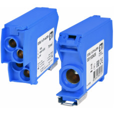 Блок розподільчий EDBJ-1x70-4x25/N (192A, 1000V AC/1500V DC, IN: 1x70, OUT: 4x25, синій)