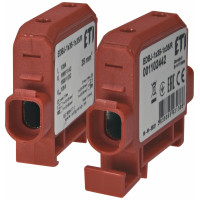 Ввідна силова клема EDBJ-1x35-1x35/R (125A, 1000V AC/1500V DC, IN: 1x35, OUT: 1x35, червона)
