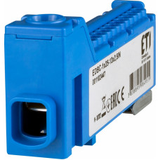 Блок розподільчий EDBC-1x25-13x2,5/N (63A, 1000V AC/1500V DC, IN: 1x25, OUT: 13x2,5; синій)