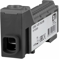 Блок розподільчий EDBC-1x25-13x2,5/B (63A, 1000V AC/1500V DC, IN: 1x25, OUT: 13x2,5; чорний)
