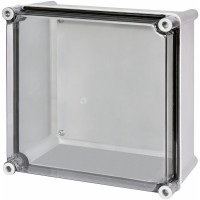 Пластикова коробка SB-33 (IP66, 270x270x170, прозора кришка)