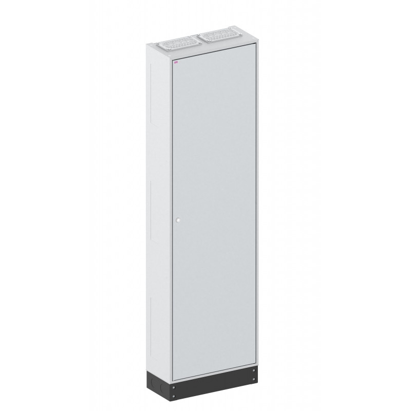 Шафа металева LXN250 2-12 PHN1 (В1850хШ550хГ250, цоколь 100мм, 1дв., IP41)