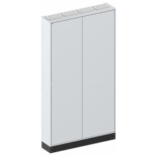 Шафа металева LXN250 4-12 PHN1 (В1850хШ1050хГ250, цоколь 100мм, 2дв., IP41)