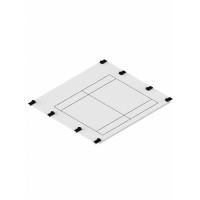 Лицьова панель 2хKVL1 CP 2-3 K1 (В450xШ500)