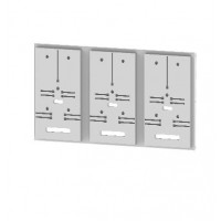 Монтажна касета з 3 панелями під лічильник DL-S3F 3-2.5