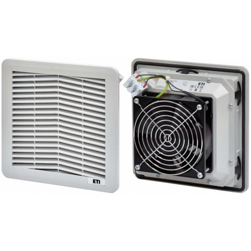 Фільтруючий вентилятор EF-204-110-230V (110м³/г, 230VАС, IP54, 204x204x96мм, RAL7035)