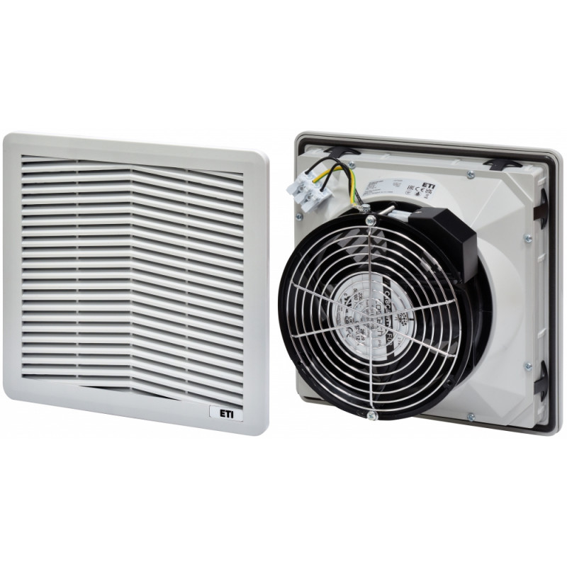 Фільтруючий вентилятор EF-250-230-230V (230м³/г, 230VАС, IP54, 250x250x125мм, RAL7035)