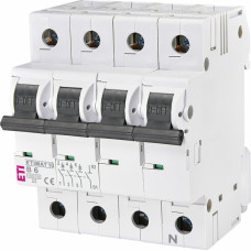 Авт. вимикач ETIMAT 10 3p+N B 6A (10kA)
