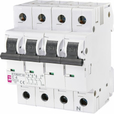 Авт. вимикач ETIMAT 10 3p+N C 4А (10 kA)