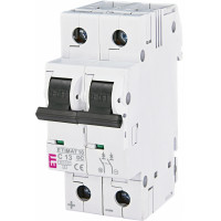 Авт. вимикач ETIMAT 10 DC 2p C 13A (6 kA)