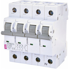 Авт. вимикач ETIMAT 6 3p+N C 63А (6 kA)