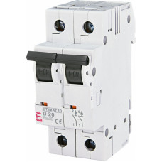 Авт. вимикач ETIMAT 10 2p D 20А (10 kA)