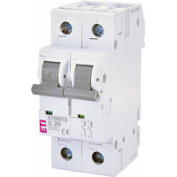 Авт. вимикач ETIMAT 6 2p D 20A (6kA)