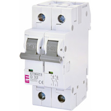 Авт. вимикач ETIMAT 6 2p D 32A (6kA)