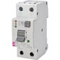 Диф. автоматичний вимикач KZS-2M2p EDI C 16/0,03 тип A (10kA) (нижнє підключ.)
