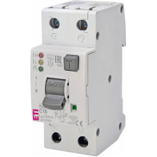 Диф. автоматичний вимикач KZS-2M2p EDI C 16/0,03 тип A (10kA) (нижнє підключ.)