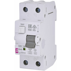 Диф. автоматичний вимикач KZS-2M B 40/0,03 тип A (10kA)