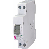 Авт. вимикач ETIMAT 6 1p+N (1мод.) С 25А