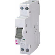 Авт. вимикач ETIMAT 6 1p+N (1мод.) С 25А