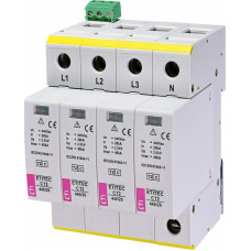 Обмежувач перенапруги ETITEC C T2 440/20 (4+0) 4p, RC