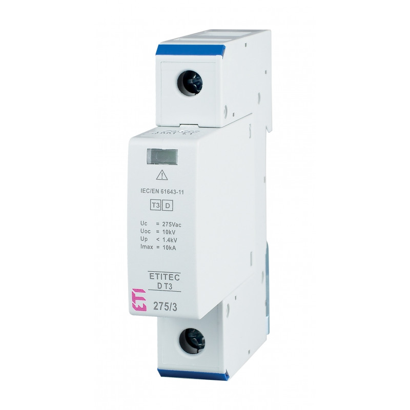 Обмежувач перенапруги ETITEC D T3 275/3 (1+0) 1p
