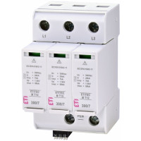 Обмежувач перенапруги ETITEC M T12 300/7 (3+0, 3p, TNC) RC
