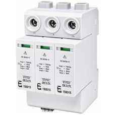 Обмежувач перенапруги ETITEC EM T2 PV 1500/15 Y RC (для PV систем)