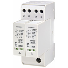 Обмежувач перенапруги ETITEC CM T23 275/20 (3+1, 2р, ТТ)