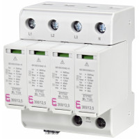 Обмежувач перенапруги ETITEC ML T123 300/12,5 (4+0, 4p, TNC-S) RC